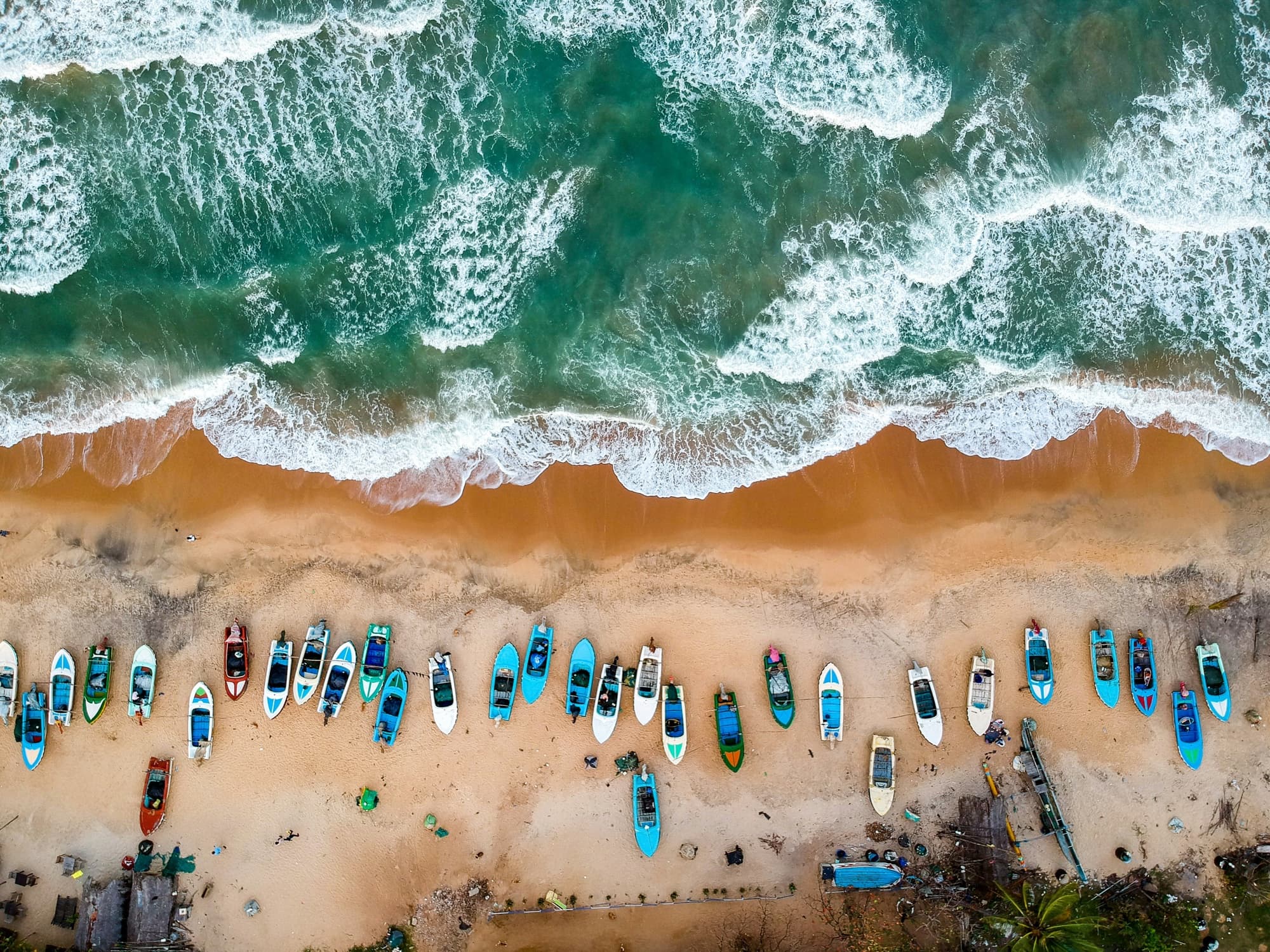 Arugam Bay, a surf point break on Sri Lanka's east coast