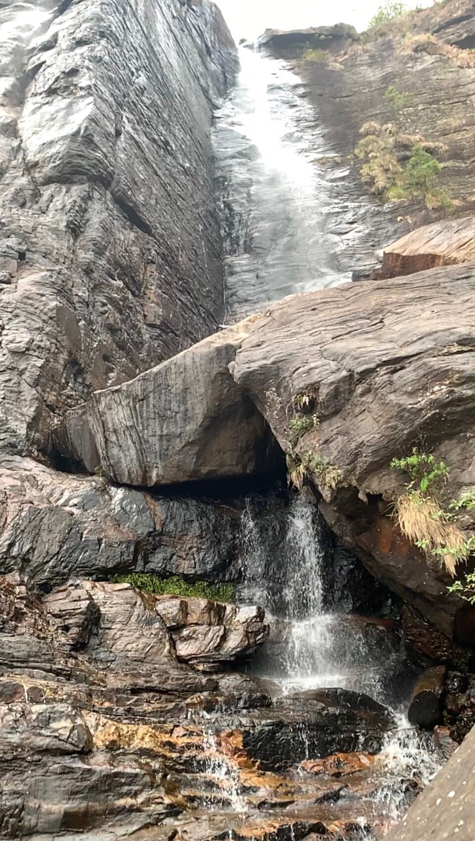 Lovers Leap Falls above the Pedro Tea Estate, Nuwara Eliya