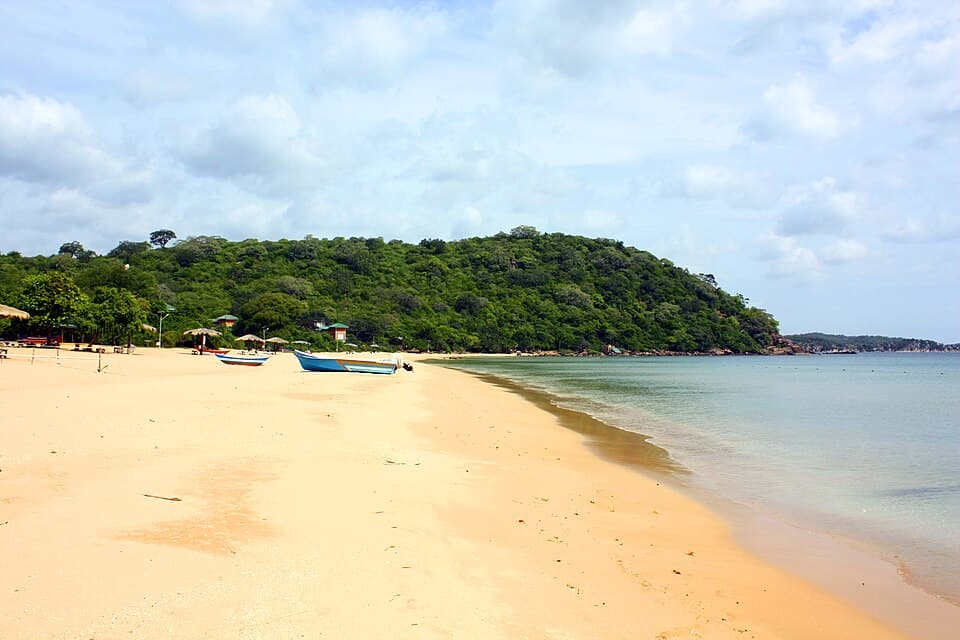 Marble Beach, the sheltered bay run by the Sri Lanka Air Force south of Trincomalee