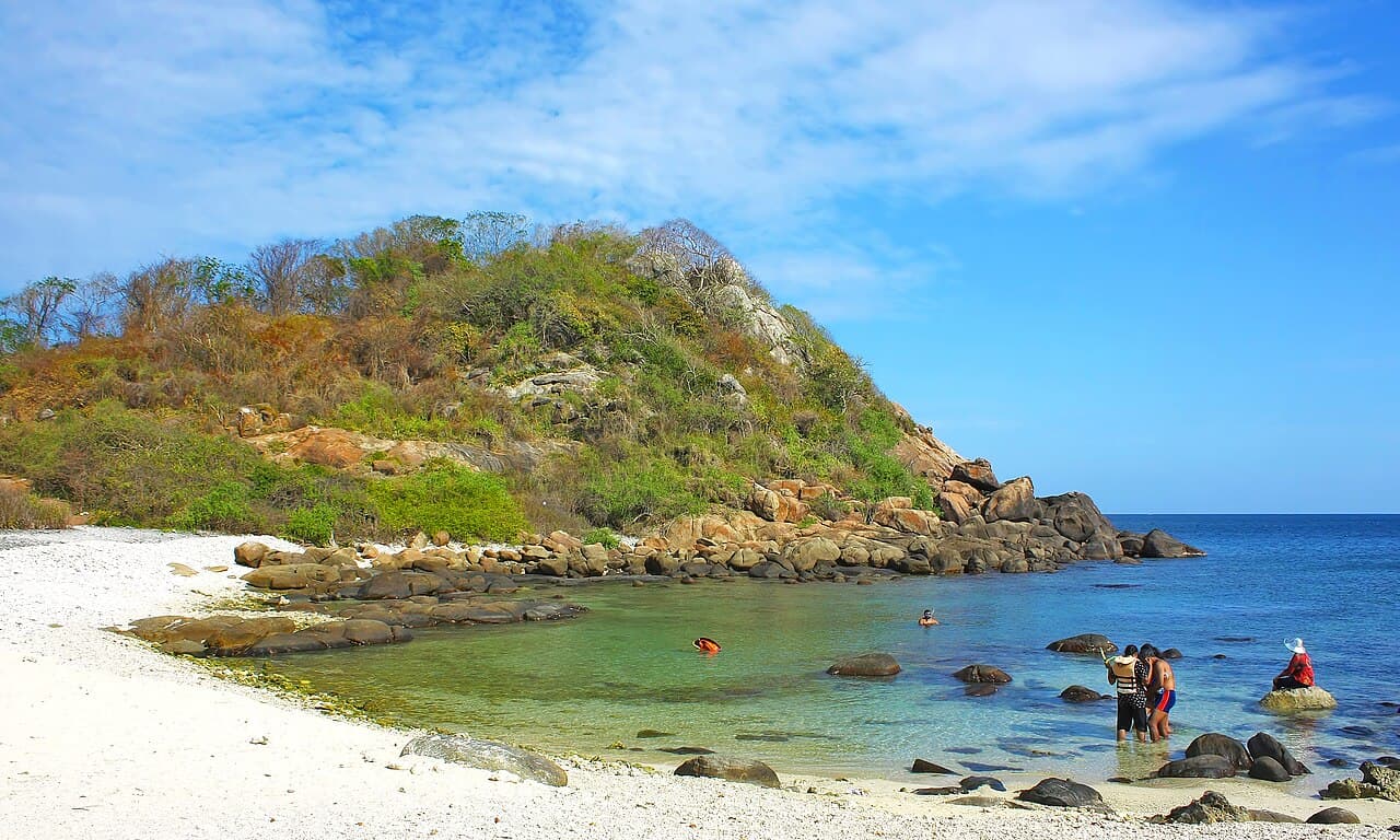 Pigeon Island National Park, known for its coral reefs and seabird nesting sites
