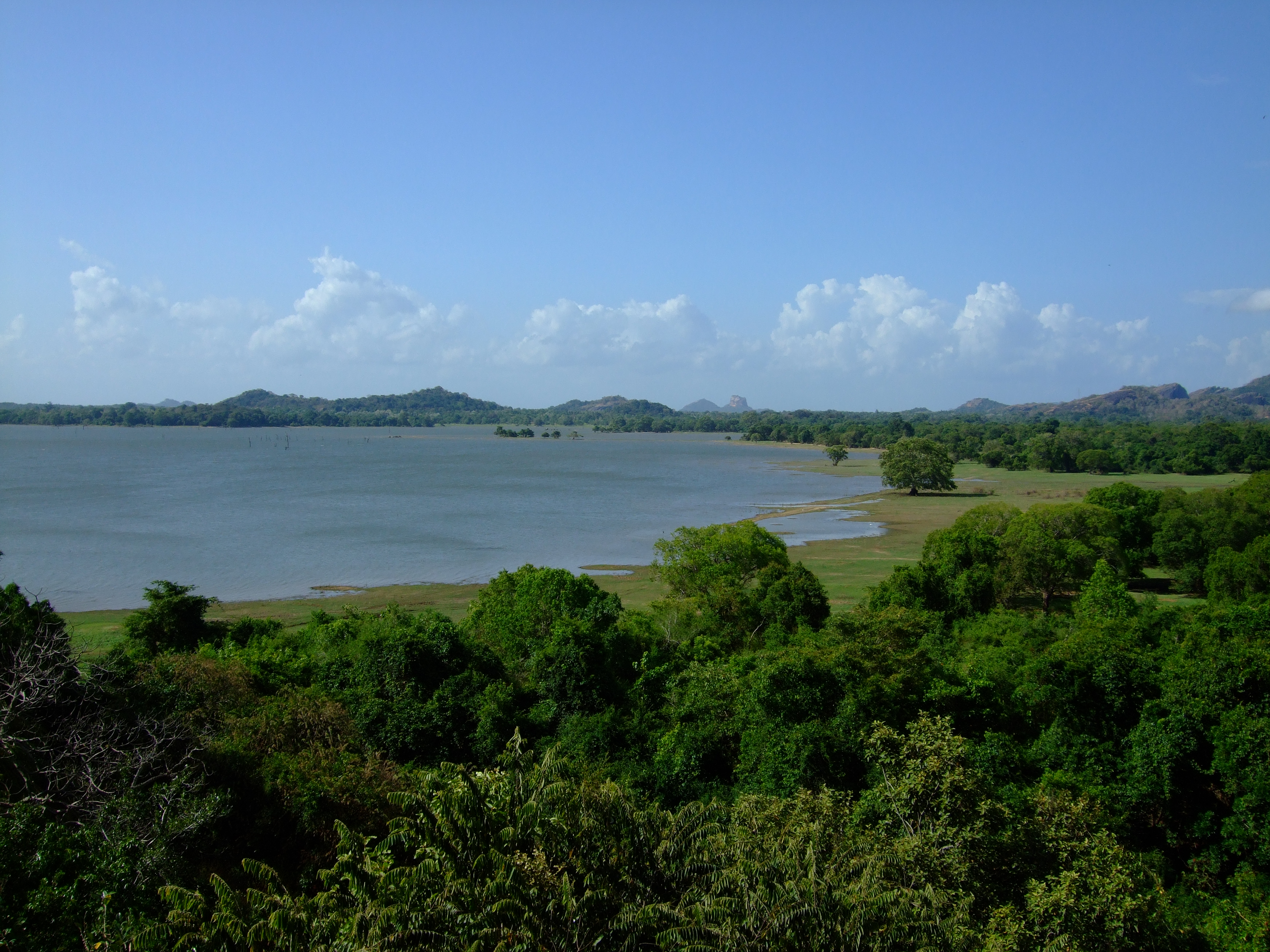 Kandalama Reservoir seen from the ridge above its northern shore